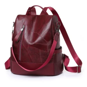 2024 New Hot Women’s Backpack Designer High Quality Soft Leather Simple Fashion Backpack Large Capacity Antitheft Shoulder Bags