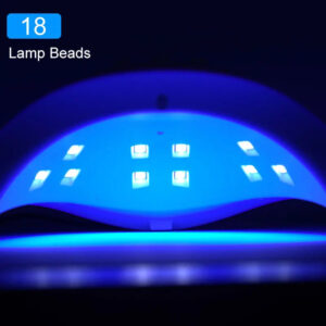 Portable Nail Dryer Machine - USB, 18 UV LED Beads for Home Use