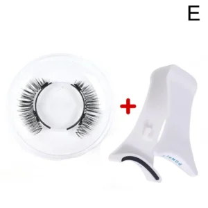 1pair Magnetic Eyelashes Handmade 3D Natural Magnetic False Eyelashes Reusable Magnetic Eyelashes Tweezers Set