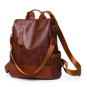 2024 New Hot Women’s Backpack Designer High Quality Soft Leather Simple Fashion Backpack Large Capacity Antitheft Shoulder Bags