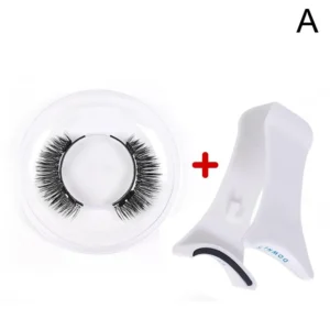 1pair Magnetic Eyelashes Handmade 3D Natural Magnetic False Eyelashes Reusable Magnetic Eyelashes Tweezers Set