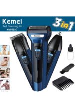 Kemei KM-6330 (3 in 1) Shaver, Hair ,Beard And Nose Trimmer - Image 2