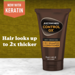 Just for Men Control GX Gray Reducing 2-in-1 Shampoo & Conditioner – 118ml - Image 3