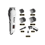 Kemei KM-809A Digital AC/DC Electric Rechargeable Professional Hair Clipper Trimmer for men - Image 2